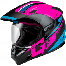 GM-11 DECIMA HELMET BLACK/PINK/BLUE LG