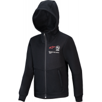 YOUTH RACER MX FLEECE BLACK LG