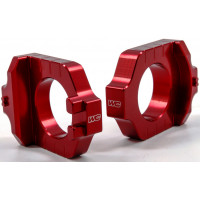 AXLE BLOCKS ELITE KAW/SUZ RED