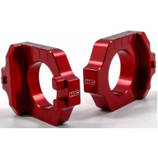 AXLE BLOCKS ELITE KAW/SUZ RED