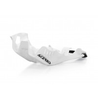 SKID PLATE W/LINKAGE GUARD WHITE/BLACK