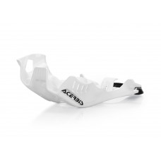 SKID PLATE W/LINKAGE GUARD WHITE/BLACK