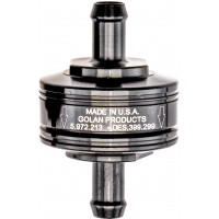 SUPER MINI FUEL FILTER BLACK 1/4