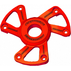 POLARIS P22 CLUTCH COVER ANODIZED RED