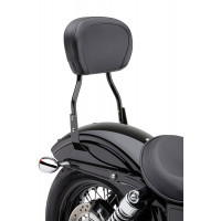 SHORT SISSY BAR ROUND BLK FLSTF 07-17 FXST/S/B 06-10