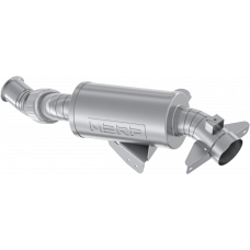 SINGLE SLIP-ON TURBO BACK W/ 3