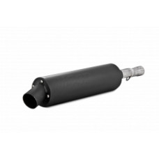 SINGLE SLIP-ON SYSTEM W/ UTILITY MUFFLER BLK YAM