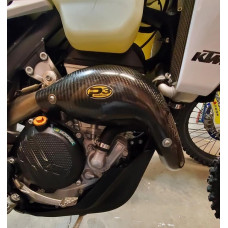 HEAT SHIELD CARBON FIBER KTM/HUS