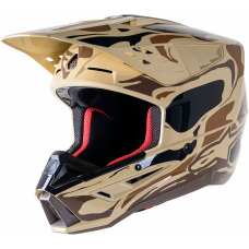 S-M5 MINERAL HELMET DARK BROWN/KANGAROO MATTE 2X