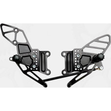 REAR SET COMPLETE BLK KAW