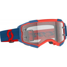 FURY GOGGLE DRK BLUE/NEON RED CLEAR WORKS FURY GOGGLE DRK BLUE/NEON RED CLEAR WORKS