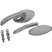 MIRRORS CHROME OVAL CHROME