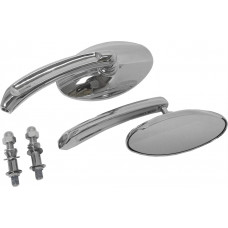 MIRRORS CHROME OVAL CHROME