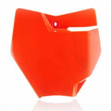 FRONT NUMBER PLATE ORANGE