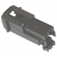 AMP 2-WIRE CAP HOUSING MULTILOCK HD# 73102-96BK
