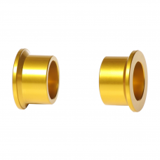 REAR WHEEL SPACERS YELLOW SUZ