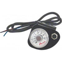 PRESSURE GAUGE & BRACKET W/TOGGLE SWITCH BLACK