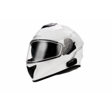 OUTFORCE FULL FACE HELMET BLUETOOTH GLOSSY WHITE 2X
