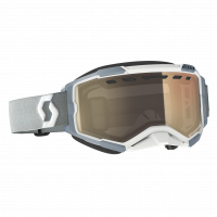 FURY SNOWCROSS GOGGLE WHITE/ GREY LS BRONZE CHROME