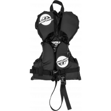 INFANT FLOTATION VEST BLACK/WHITE