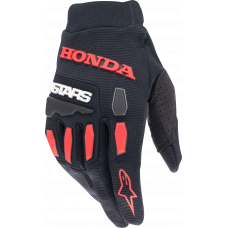 HONDA FULL BORE GLOVES BLACK/BRIGHT RED 3X