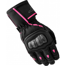 WOMENS S1 GLOVE BLACK/PINK LEATHER LG
