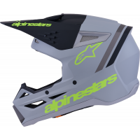 SM3 RADIUM HELMET GRY/BLK/YLW FLUO MATT 2X