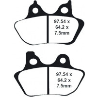 PROFILED BRAKE PAD X+ FR/RR EXCEPT 200 MM TIRE