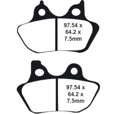 PROFILED BRAKE PAD X+ FR/RR EXCEPT 200 MM TIRE