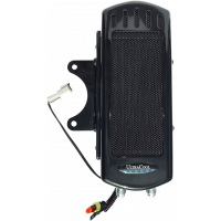 SIDE MOUNT OIL COOLER M8 TOURING `17-23  GLOSS BLK