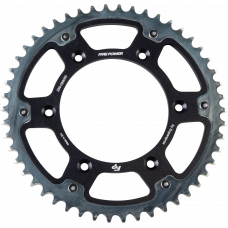 REAR SPROCKET HYBRID 50T BLK/SIL