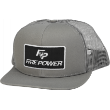 FLAT BILL PATCH HAT GREY