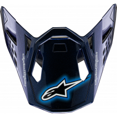 S-M10 TLD VISOR ED25 DARK BLUE GLOSSY