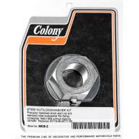 CHROME STEM NUT & LOCK WASHER KIT