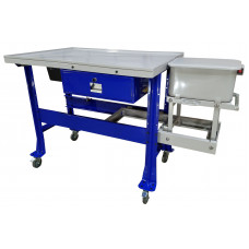 TEAR DOWN TABLE W/PARTS WASHER