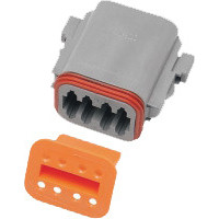 8-WIRE GREY DEUTSCH PLUG & WDGLCK HD# 72138-94GY 8-WIRE GREY DEUTSCH PLUG & WDGLCK HD# 72138-94GY