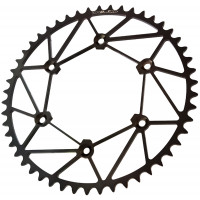 REAR SPROCKET CHROMOLY STL/ZIR 49T-520 BLK BETA