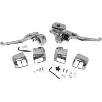COMP H/BAR CNTRLS 9/16 M/CYL W/O SWITCHES CHROME 96-06