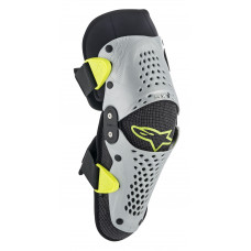 YOUTH SX-1 KNEE GUARDS SILVER/YELLOW SM/MD YOUTH SX-1 KNEE GUARDS SILVER/YELLOW SM/MD