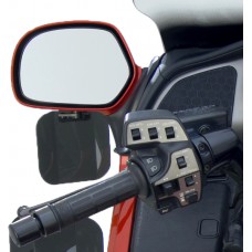 WING DEFLECTORS MIRROR MOUNT DARK SMOKE