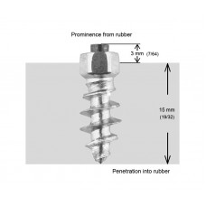 18MM STANDARD SCREW STUDS QTY 150