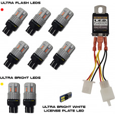 REAR LED CONVERSION KIT FLASHES 4X WHEN BRAKING HON
