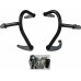 COMFORT BARS BLACK PAIR HON GOLD WING
