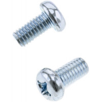 PAN HEAD PHILLIPS SCREW 6X1.0X12MM 10/PK