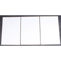 UNIVERSAL NUMBER PLATE WHITE 3/PK