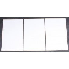 UNIVERSAL NUMBER PLATE WHITE 3/PK