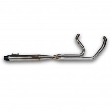 INTMDTR M8 FLT FULL BRUSHED SS W/BLACK END CAP