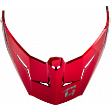 MD-74 VISOR W/SCREWS STRIKER BLK/GREY/RED METALLIC