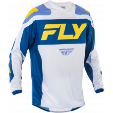F-16 JERSEY WHITE/DARK BLUE/YELLOW 2X