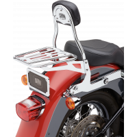 DETACHABLE BACKREST ROUND CHROME SOFTAIL 00-06